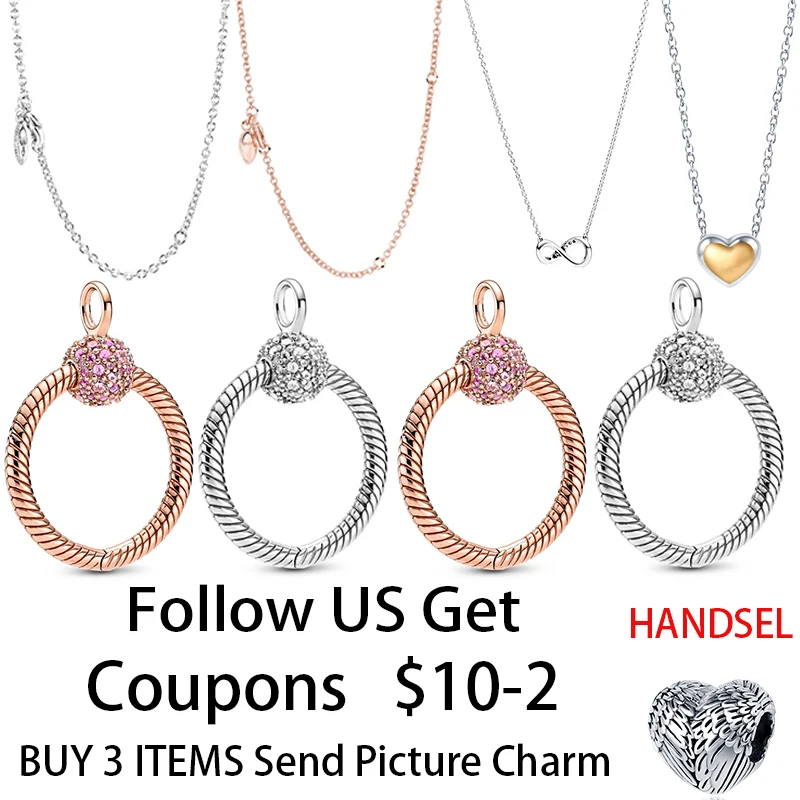 

Retro Multilayer S925 Sterling Silver Pendant Necklace Women's Beads Moon Star Horn Crescent Necklace Necklace New Jewelry