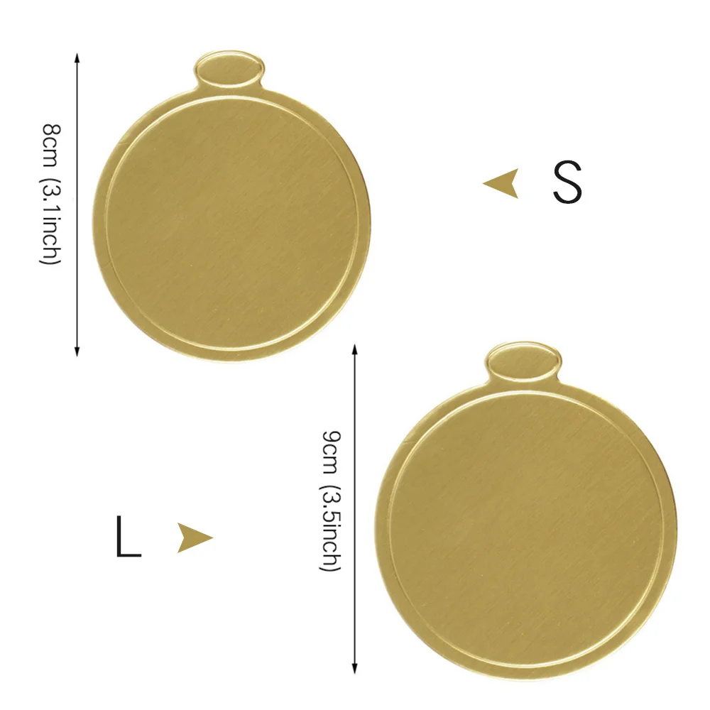 Основа для торта круглая бумага выпечки под золото пригодна переработки