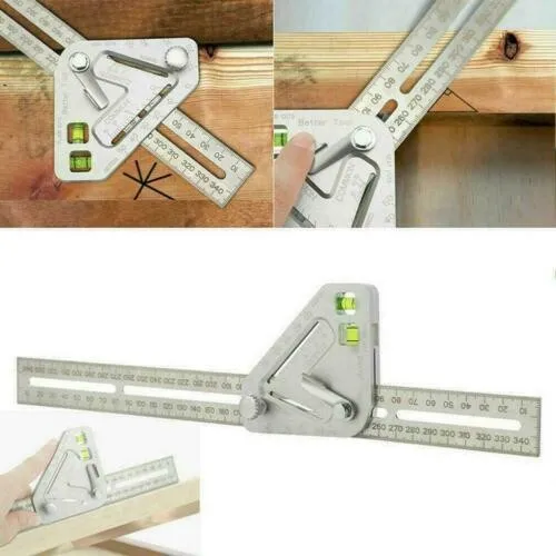 

Aluminum alloy Triangle ruler Multi-function Guide Speed Roofing Rafter