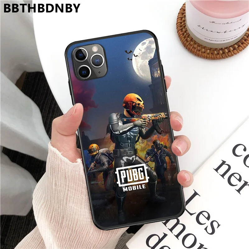 Чехол для телефона PUBG Мягкий Силиконовый ТПУ чехол iPhone 11 pro XS MAX 8 7 6 6S Plus X 5 5S SE XR |