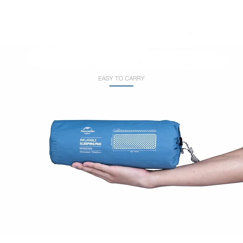 Туристический надувной матрас Naturehike легкий двойной воздушный клапан мат для сна