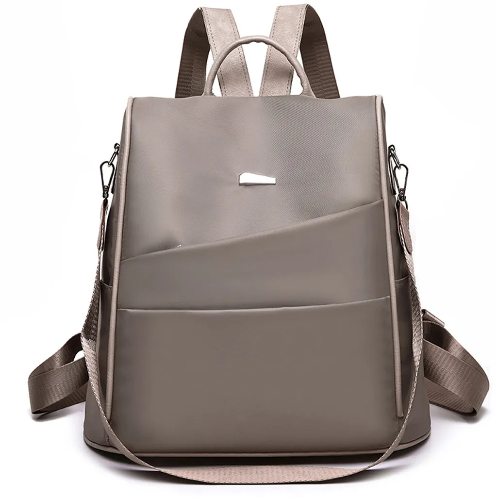 Женский однотонный рюкзак из ткани Оксфорд сумка для путешествий