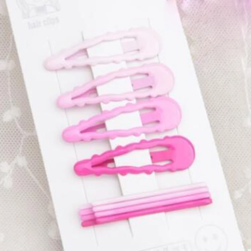 Детская заколка для волос 8 шт./компл. металлические заколки карамельных цветов