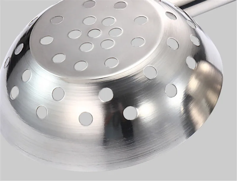 Дуршлаг с фильтром из нержавеющей стали ложка для воды большой сеткой деревянная