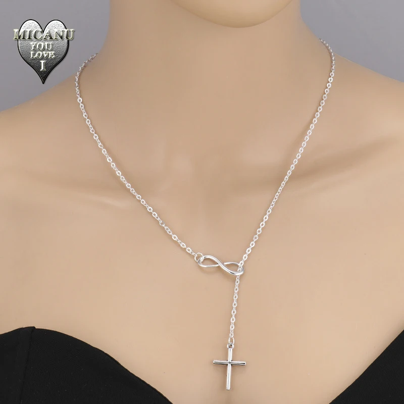 

neclace cross ketting cute harajuku pendant moda sautoir femme long boyfriend gift ofertas calientes con env biżuteria damska