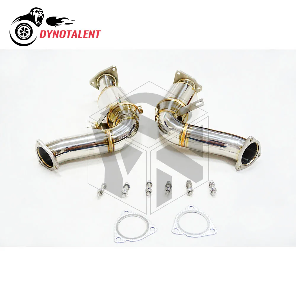 DYN RACING S4 S5 A6 A7 A8 B8 Q5 SQ5 A7 C7 V6 3.0 TFSI High Flow Catless Downpipe For LHD 2009-2018