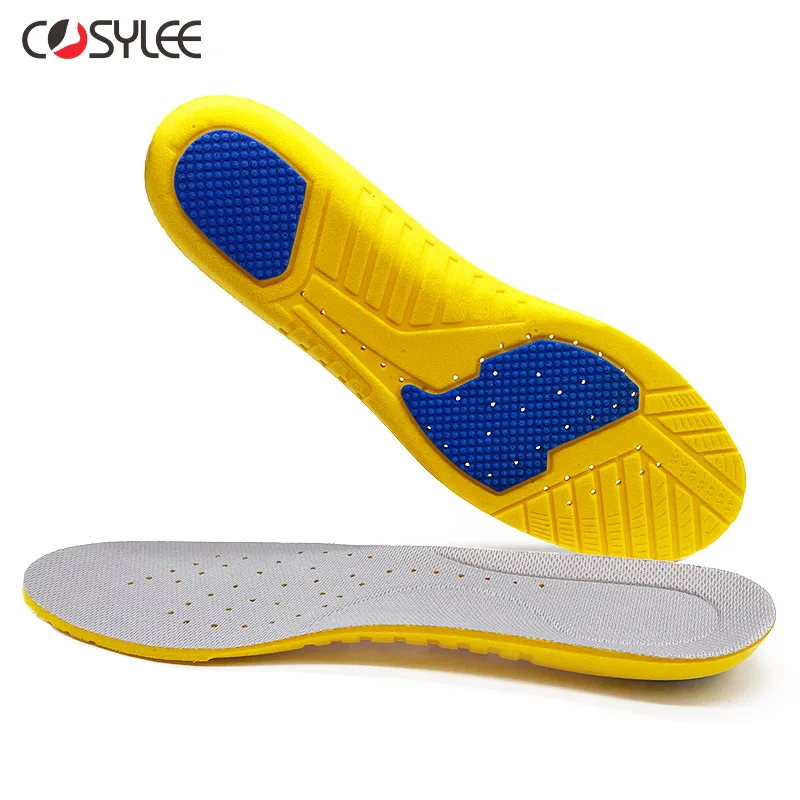 Memory Foam Sports Running insoles Breathable Deodorization insoles for Shoes Flat Feet Man Women Orthopedic Pad
