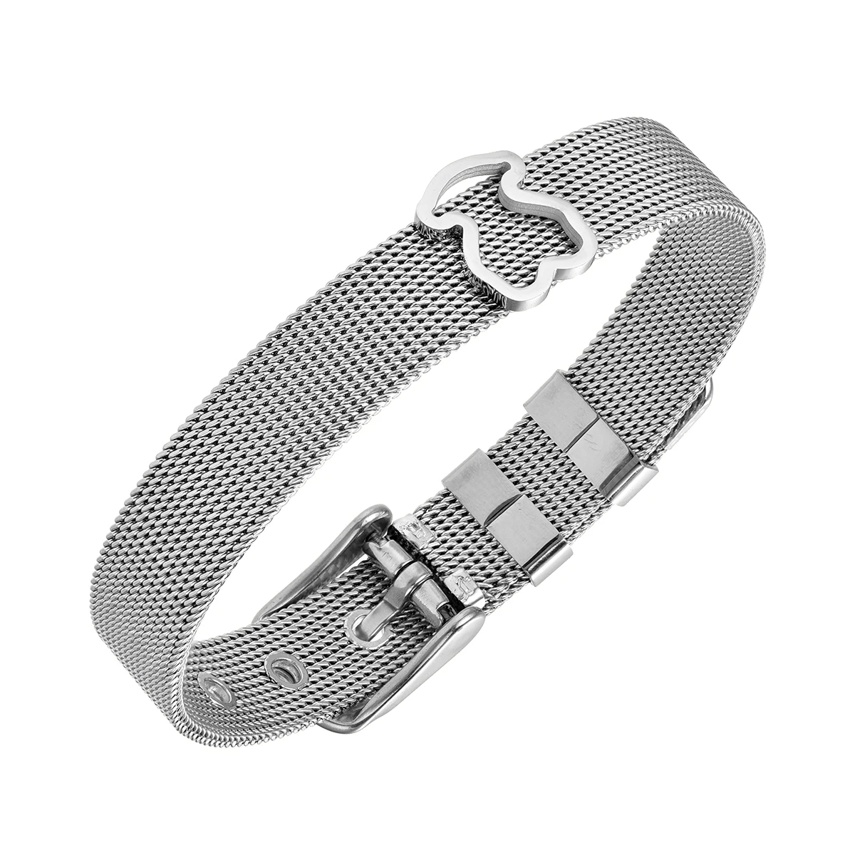 Браслет медведь браслет из нержавеющей стали медвежьи ювелирные изделия Модные