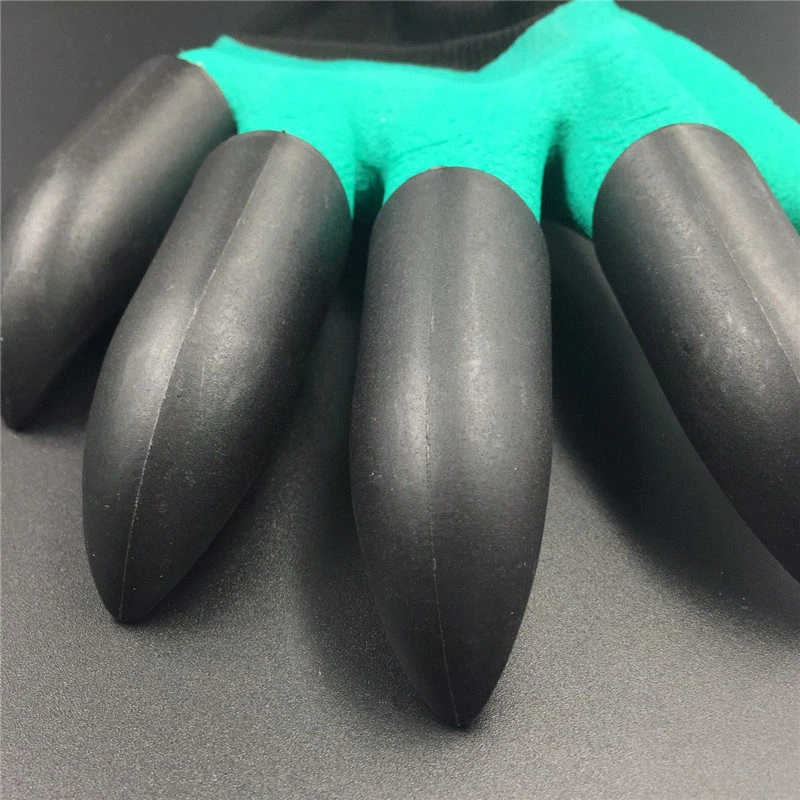 1 пара резиновых садовых перчаток с когтями домашние ручные перчатки пластиковые