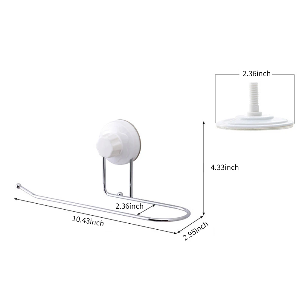 2 в 1 полотенце/бумажное полотенце Бар настенное крепление Ванная комната