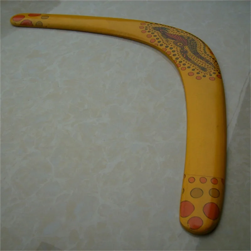 Усовершенствованный Деревянный бумеранг для взрослых большой спорта на