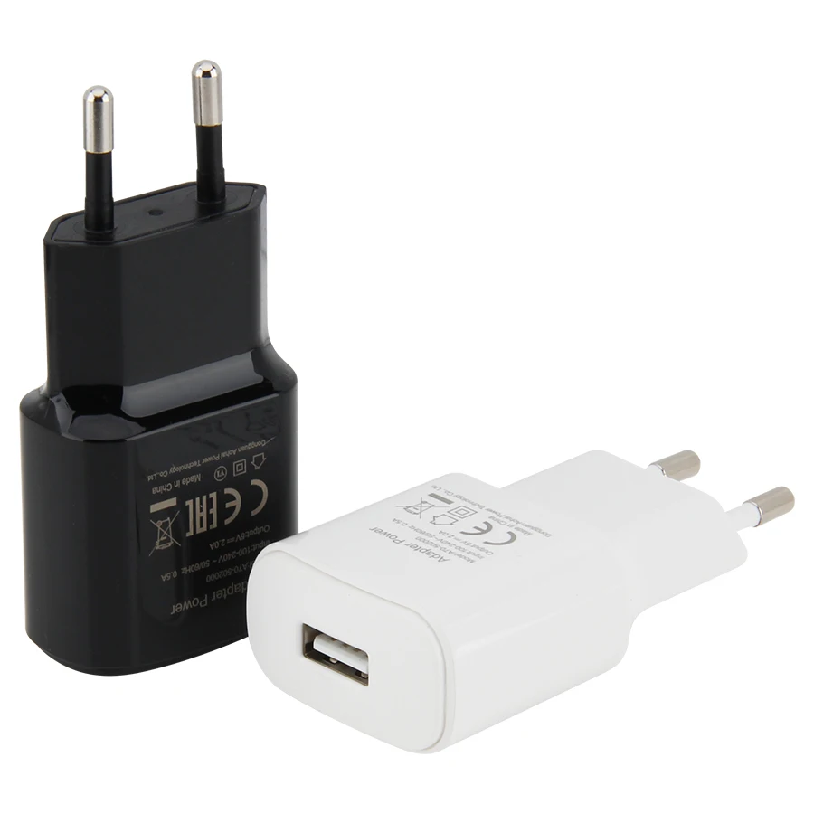 

EU Plug Approved CB CE Certifications USB Power Adapter Dongguan Manufacturer Plug-in Wall Mount USB Wall Charger Travel 300pcs