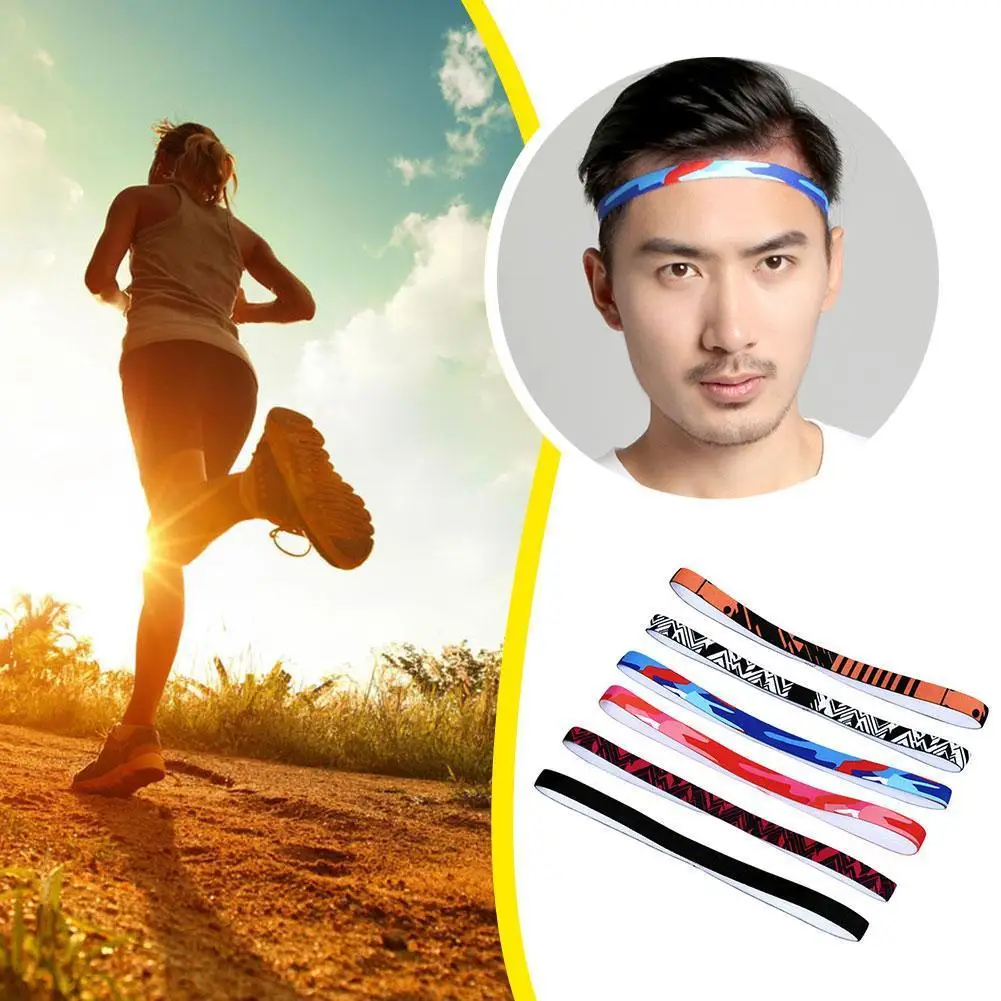 

New Outdoor Summer Fitting Sports Headband Fitness Yoga Hair Band Female Sweat Anti-slip Running Antiperspirant Guide Sweat Band