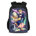 Прочный рюкзак в японском стиле для мальчиков-подростков, школьные ранцы с 3D-принтом Killer Queen, JOJO для начальной школы в стиле аниме, нейлоновые рюкзаки