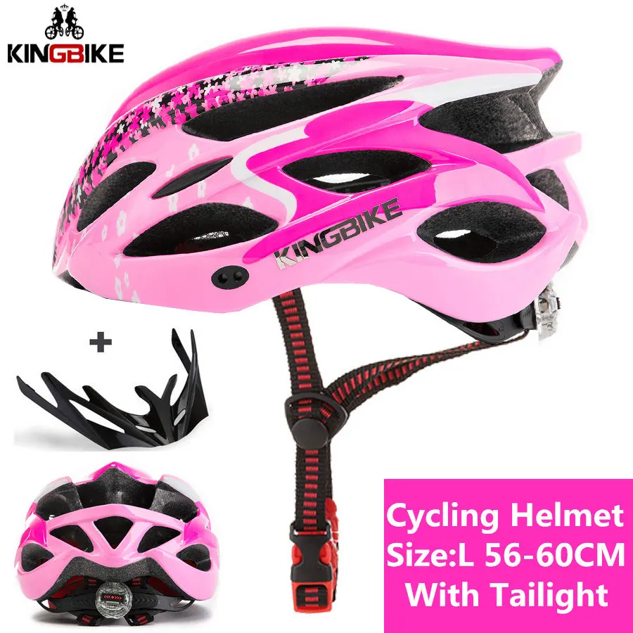 R-656-pink KINGBIKE Сверхлегкий велосипедный шлем MTB велосипедный шлем для мужчин и женщин велосипедный шлем Caschi Ciclismo Capaceta защитные шлемы - Цвет: R-656-pink
