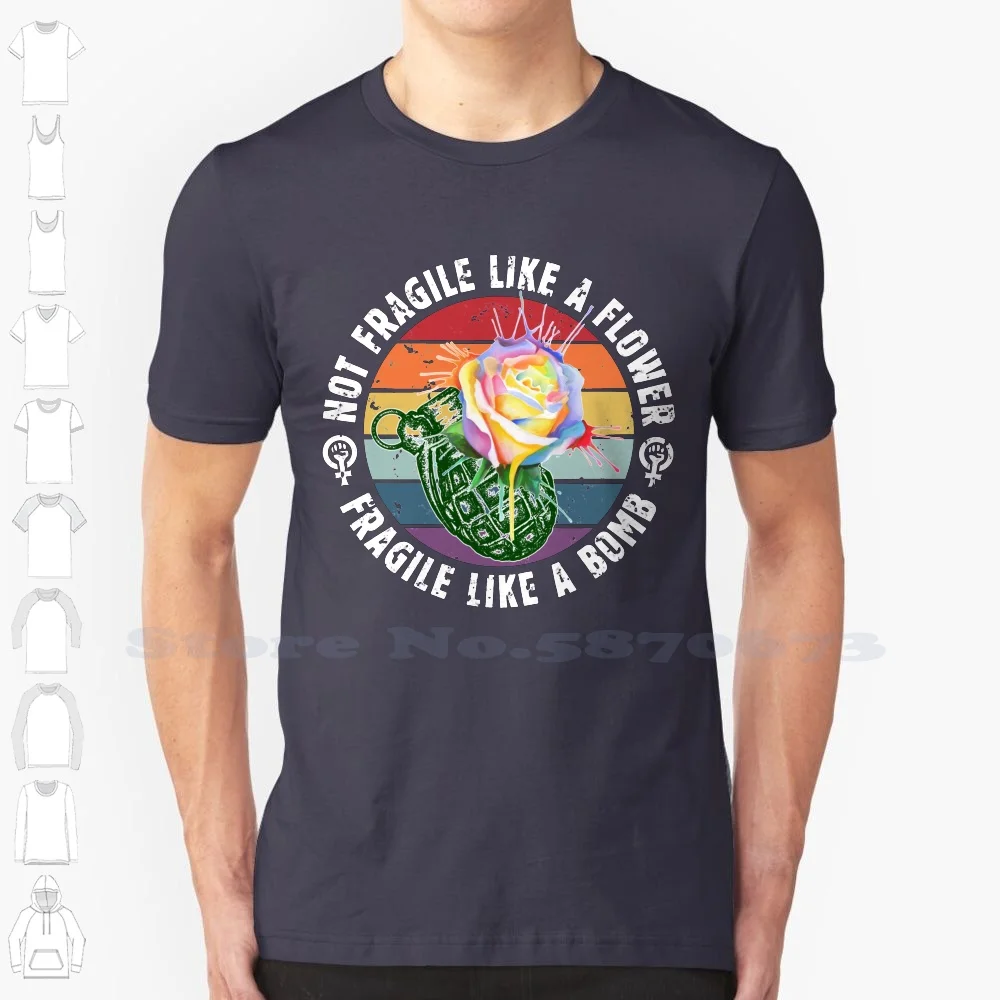 

Like A Flower Fragile Like Bomb Ruth Bader Ginsburg Quote - Vintage Design - Rbg Women'S Right And Feminism Sayings Cool Design