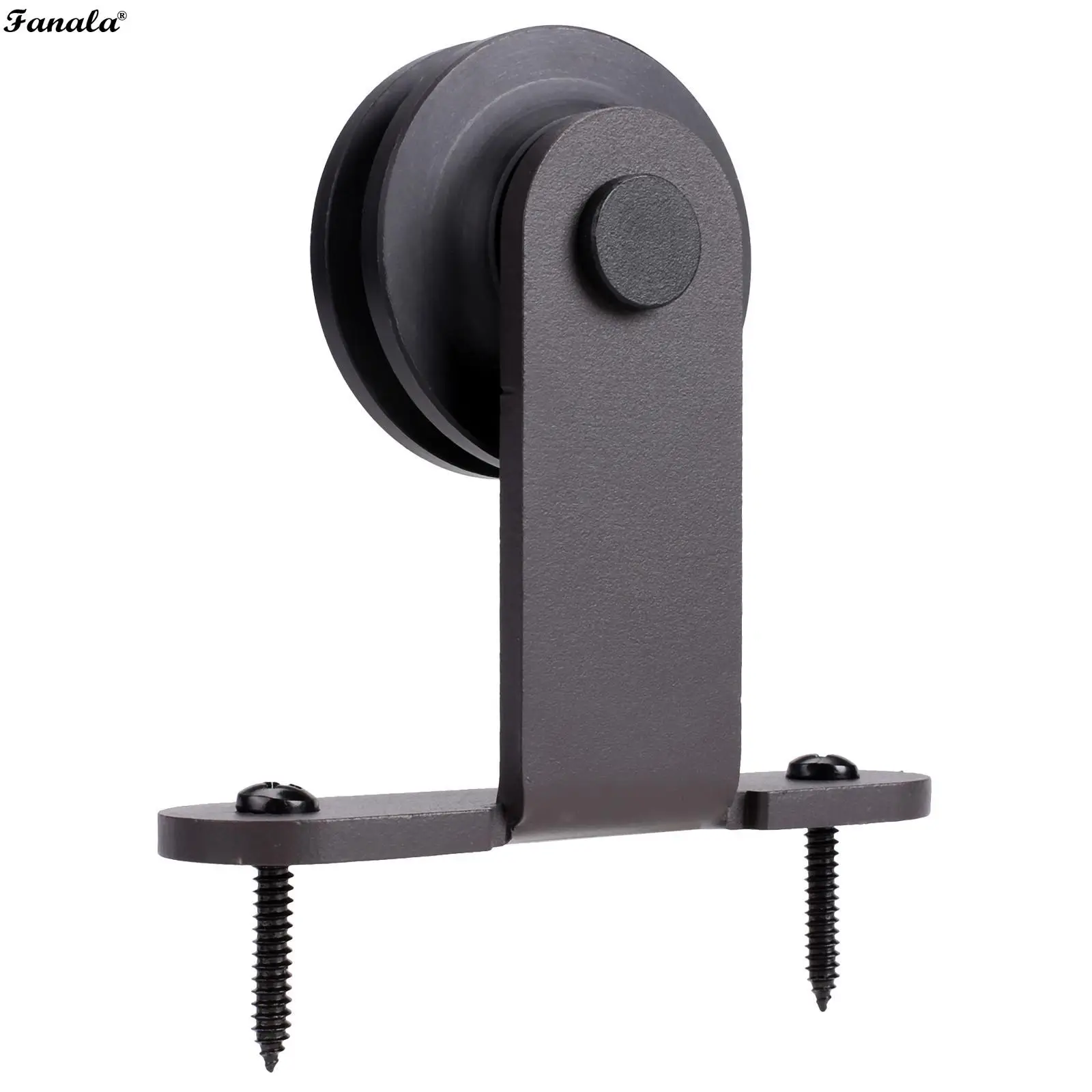 Кофейная Классическая раздвижная дверь сарая оборудование деревянная трек