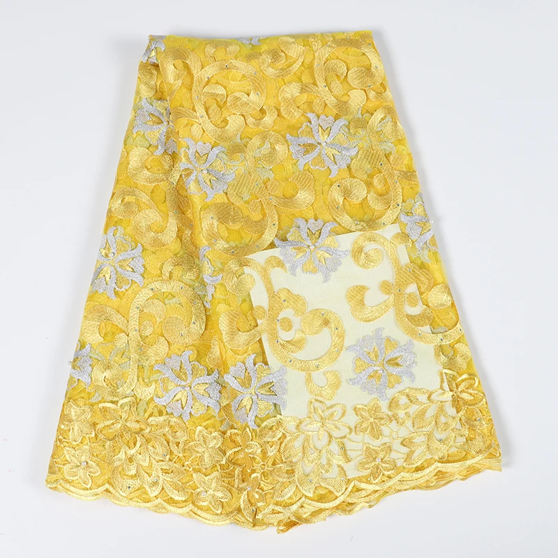 2019 хит продаж гипюровая африканская кружевная ткань бисерное свадебное платье