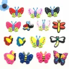 1 шт., украшение для обуви в виде животных, пчелы, стрекозы, бабочки