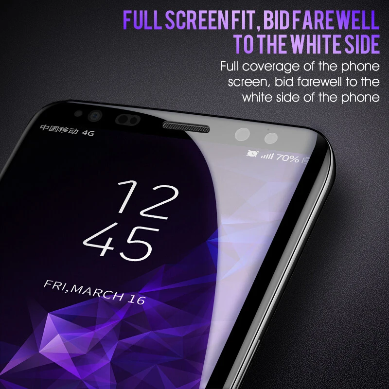 tempered glass for samsung note 9 s9 plus phone case Protective on galaxy note9 s9plus safety Accessories film original 3d |