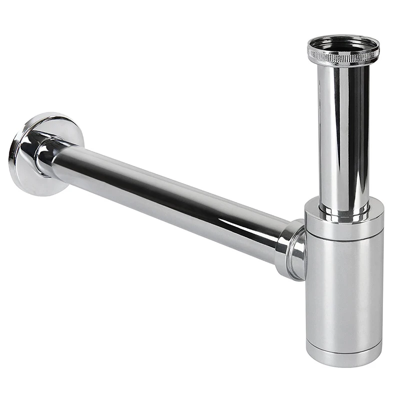 

Siphon Bathroom Siphon For Washbasin Sink Kitchen i n Stainless Steel Alloy Zinc