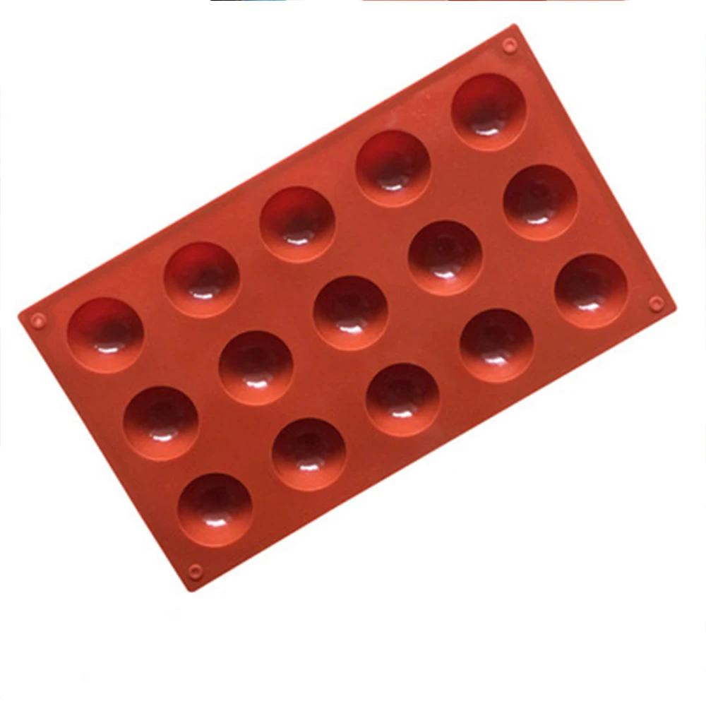 

Non-stick Silicone Chocolate Mold Ball Shapes Cake Mold Baking DIY Cake Decorating Tool Jelly Candy Candle Mold Kitchen Supplies