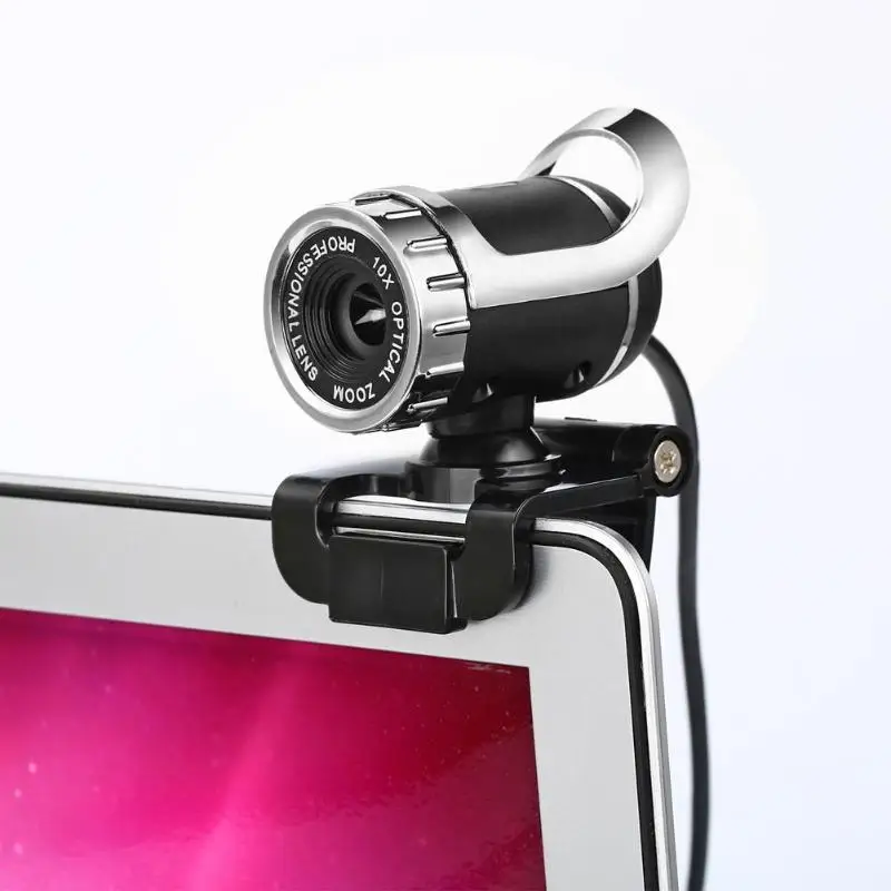 Новейшая веб камера 12 МП HD USB Мп высокой четкости 360 градусный микрофон прищепка