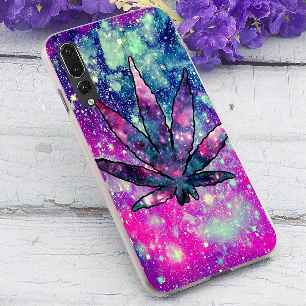 Fashion Cannabis Leaf Phone Case for Huawei Nova 4 Cover 6A 7A 8/9/10 Lite View 20 Pro 9X Y6 Y7 Y9 3/3i/5i | Мобильные телефоны и