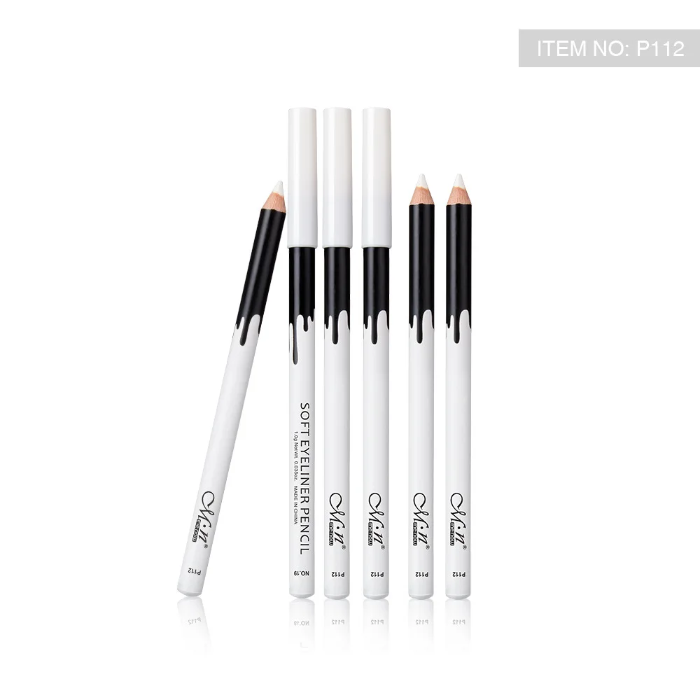 Menow P112 Silkworm Brightening White High Gloss Waterproof Eyeliner Makeup Pencil Wholesale Cosmetic Pen Hot Selling |
