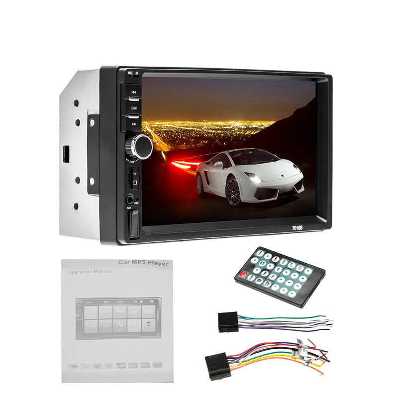 Автомагнитола LTBFM 2 Din 7 &quotHD мультимедийный плеер с сенсорным экраном MP5 Bluetooth USB TF FM