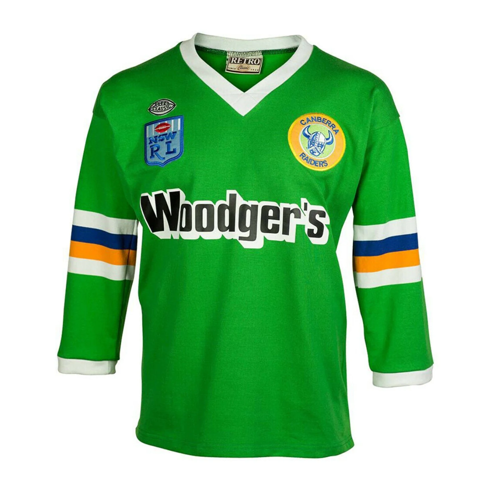 

1989 Canberra Raiders Мужская Реплика Ретро Джерси регби спортивная рубашка S-5XL