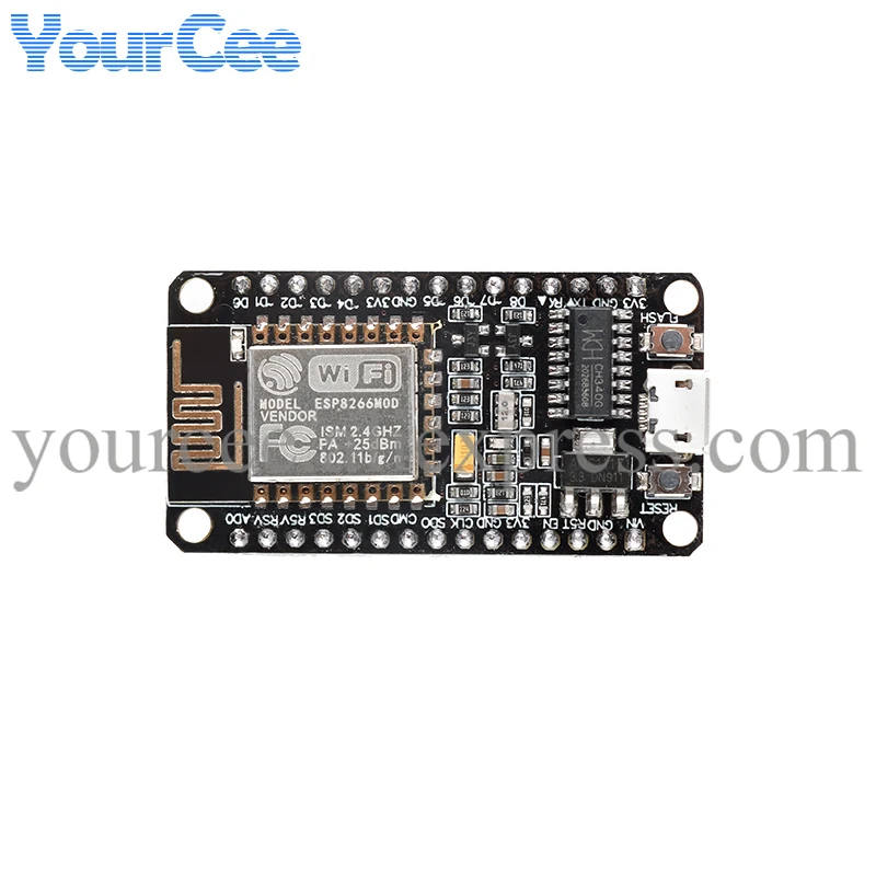 Макетная плата ESP8266 NodeMcu v2 Lua ESP-12E беспроводной модуль CP2102 340G Serial WiFi | Электронные