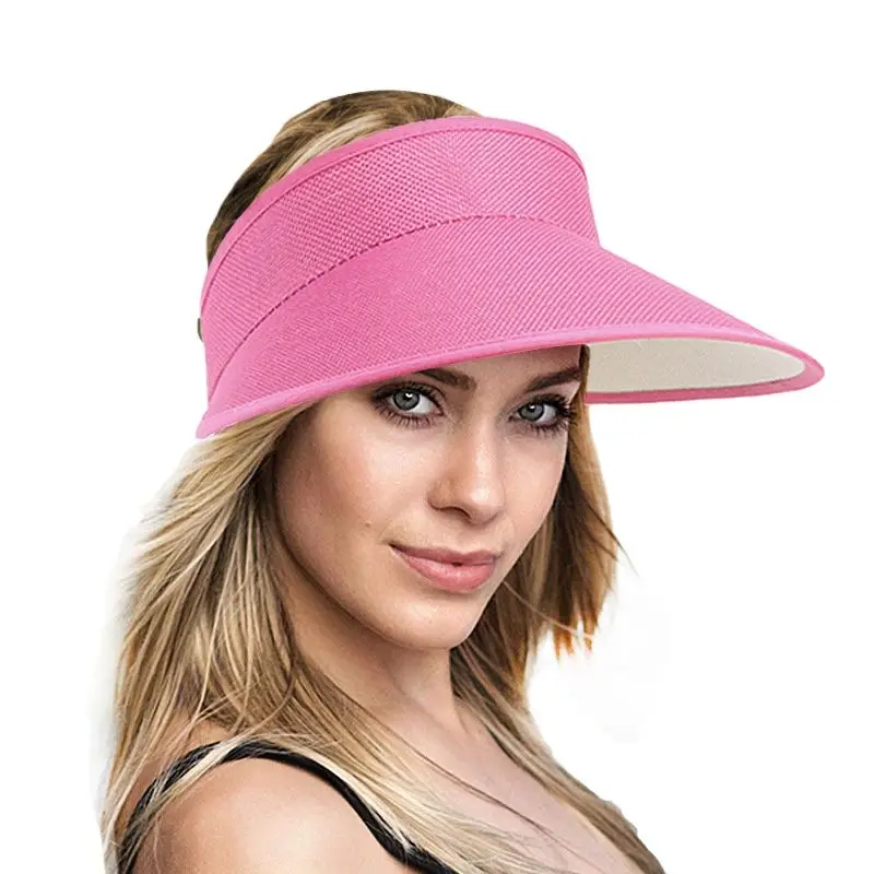 Солнцезащитные козырьки для женщин модные шапки из искусственного льна