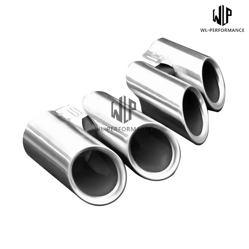 971 Stainless Steel Muffler Exhaust Pipes End Tips Exhaust tail throat For Porsche Panamera 970 4S Turbo GTS 17-18