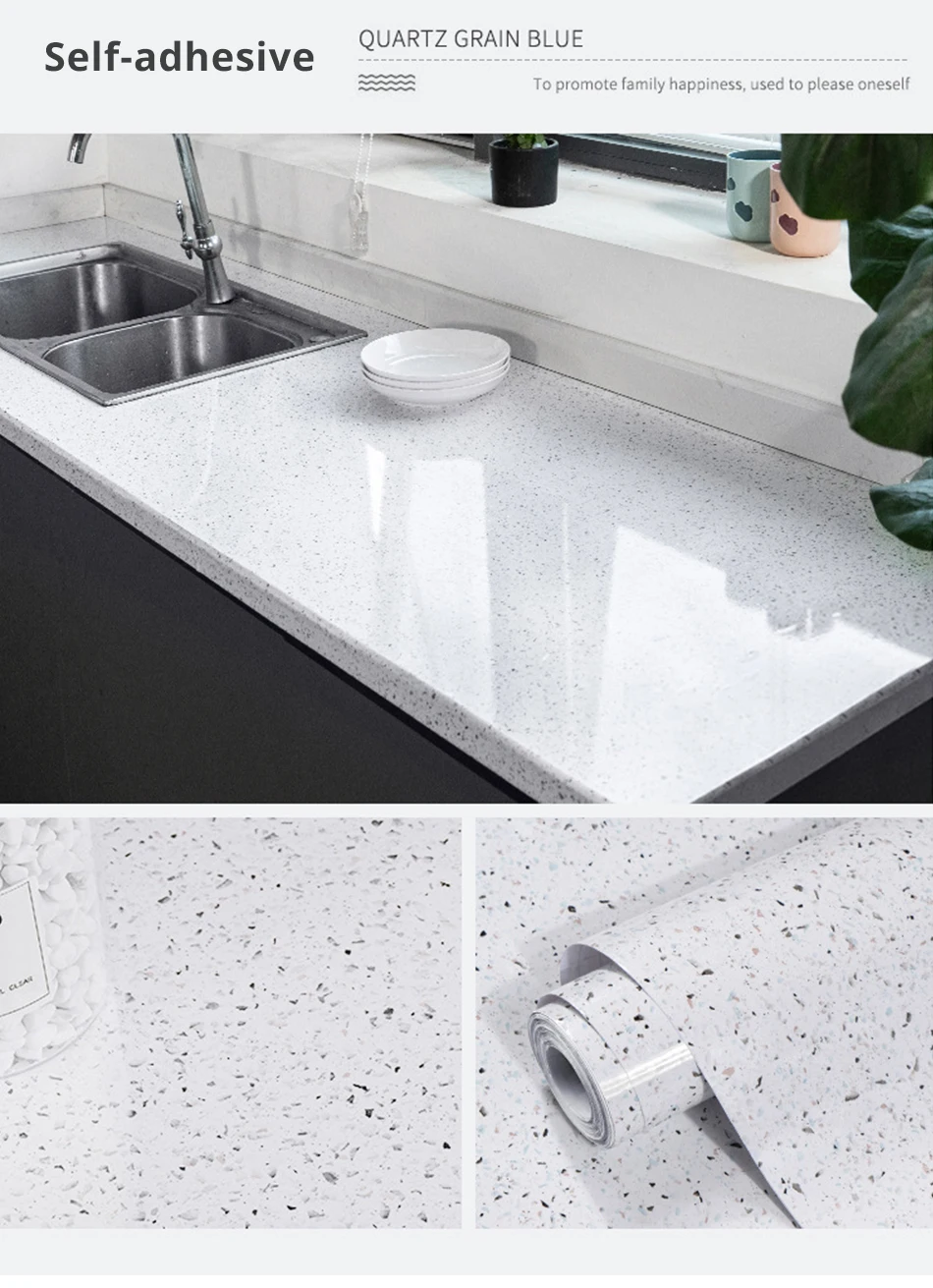 

Marble wall stickers kitchen countertops waterproof granite stickers bathroom tiles self-adhesive wallpaper room decoration
