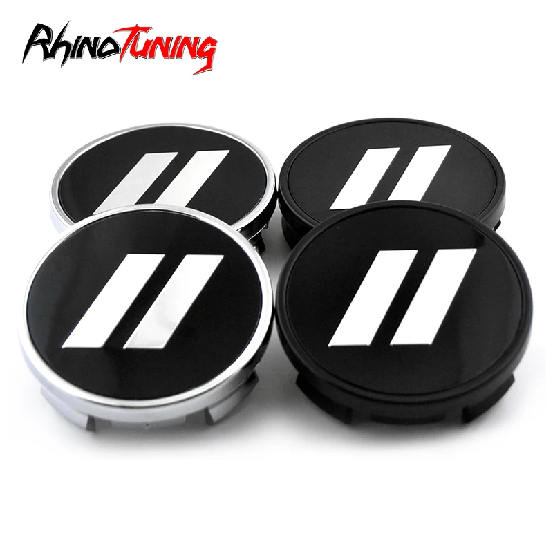 

4pcs 63mm For Dodge Wheel Cap Hubs Marines Captain Two Silver Bars Emblem Car Rims Cover for Chrysler
