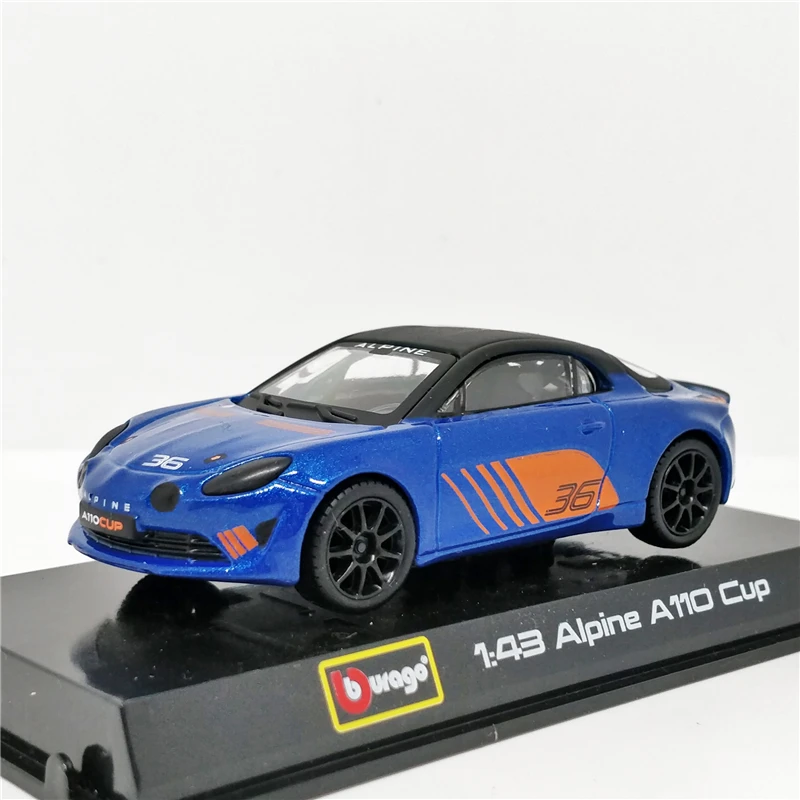 Модель гоночного автомобиля Bburago 1:43 Alpine A110 Cup 2019|Наземный транспорт| |