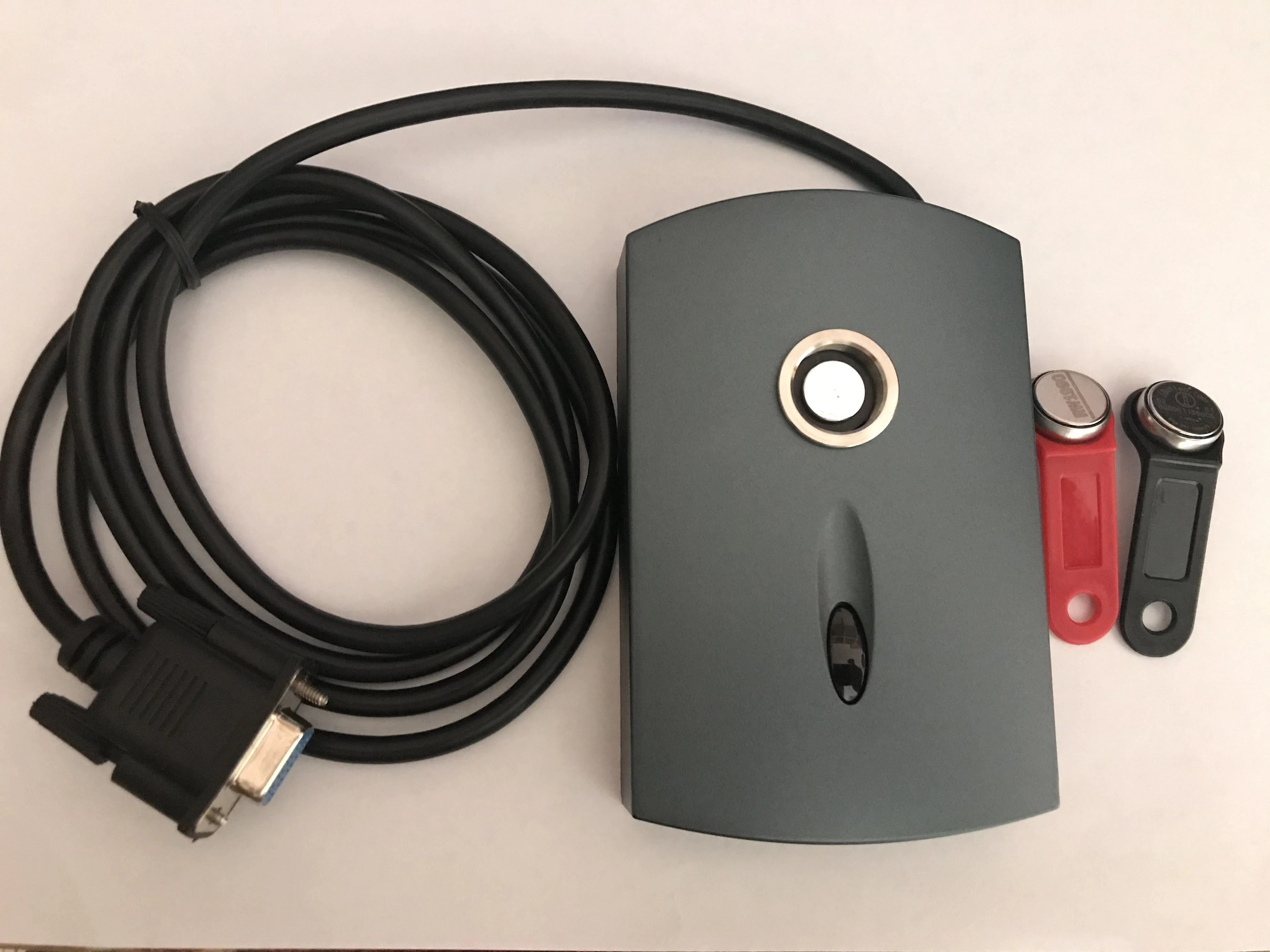 RS232 iButton программист DS1990A TM ридер писатель Копир Дубликатор Cloner + 1 шт. TM1990A F5 брелок