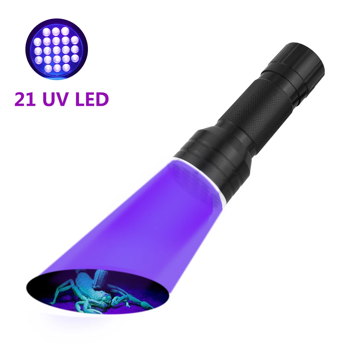21 UV LED Высокое качество черный светильник UV светильник 51 светодиодный 21 светодиодный 12 Светодиодный UV светильник 395-400nm Светодиодный УФ фонарик светильник фонарь светильник лампа безопасности УФ Обнаружения - Испускаемый цвет: 21 UV LED