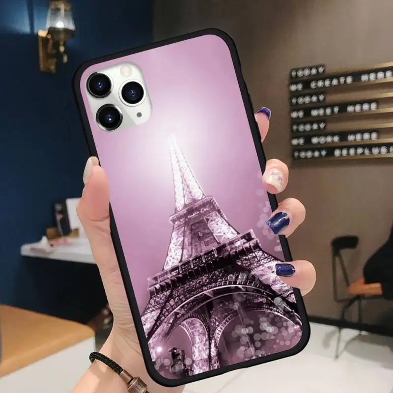 

France Paris the Eiffel Tower Phone Case for iPhone 11 12 pro XS MAX 8 7 6 6S Plus X 5S SE 2020 XR mini Funda