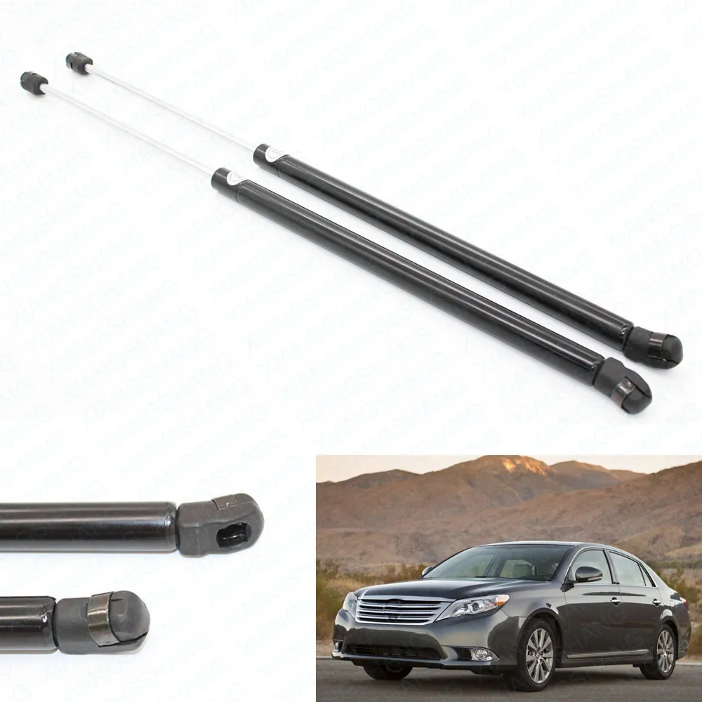 2 шт. капот авто газ Пружинный Лифт поддерживает подходит для Toyota Avalon Седан 2005-2008 2009 2010 2011 2012 25,98 дюйм(ов - Цвет: Черный