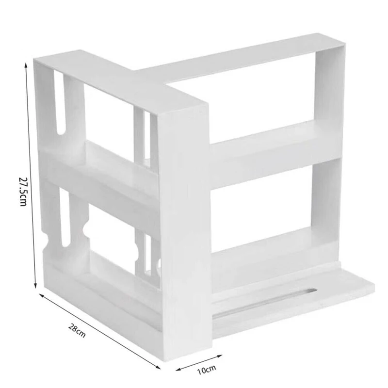 

Multi-Function Storage Rack Seasoning Spice Jar Rack Rotating Kitchen Organizer Home HG99