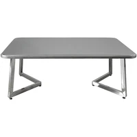 stainless steel coffee table rectangular minimalist apartment living room balcony tea table dining table dual use low table