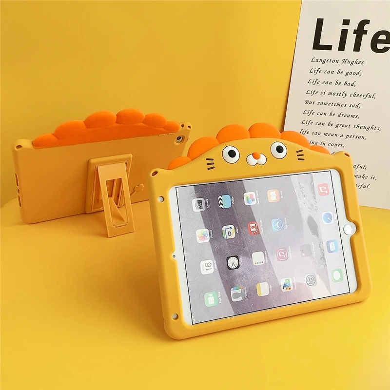 Роскошный Ультратонкий Силиконовый противоударный чехол подставка для Apple iPad Mini