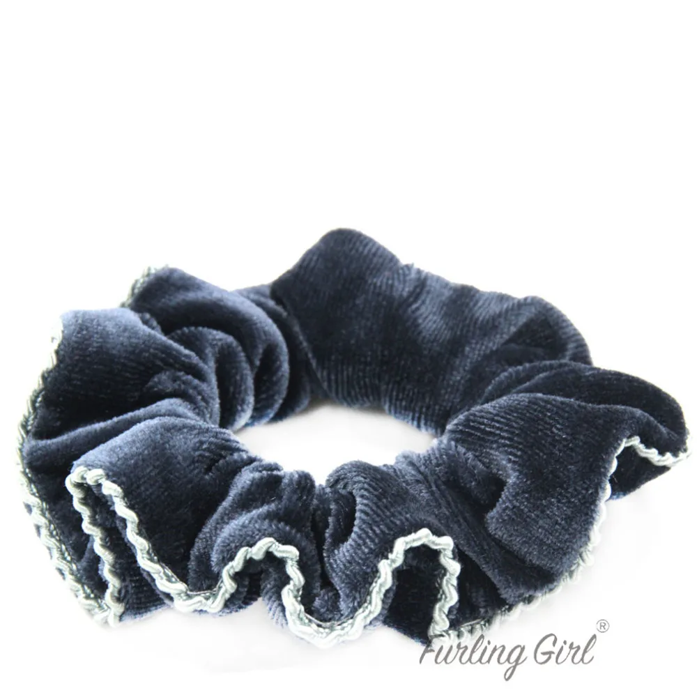 1 шт. женская бархатная резинка для волос на спирали |