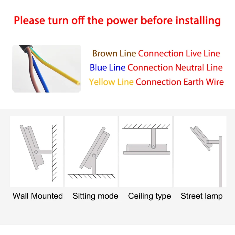 

LED Grow Light Floodlight E27 LED Lamp Full Spectrum 50W AC 220V Indoor Plant Lamp IR UV for Flowering Hydroponics System