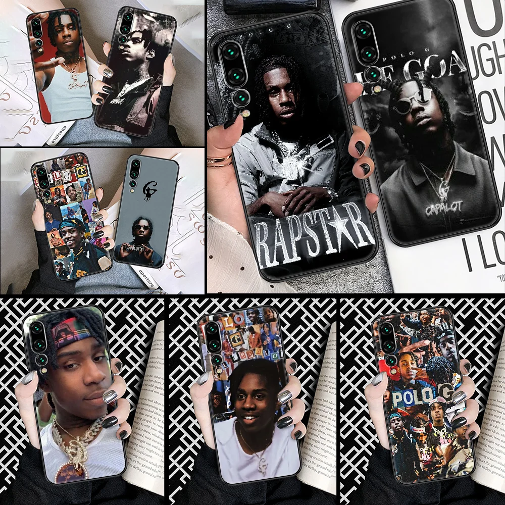 Чехол для телефона Polo G rapper для Huawei P Mate P10 P20 P30 P40 10 20 Smart Z Pro Lite 2019, Черный Модный чехол, художественная задняя крышка, бампер из ТПУ