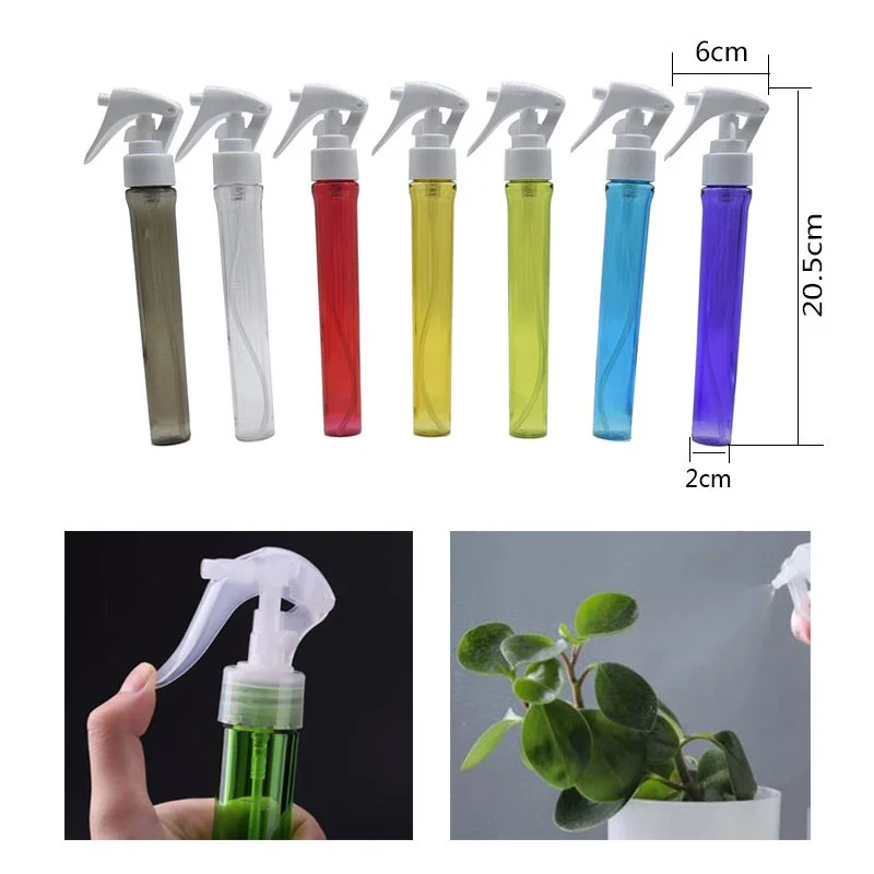 

Transparent Colorful Spray Bottle Portable Watering Can Beauty Salon Tools Barber Supplies Barber Bottle Salon Accessories
