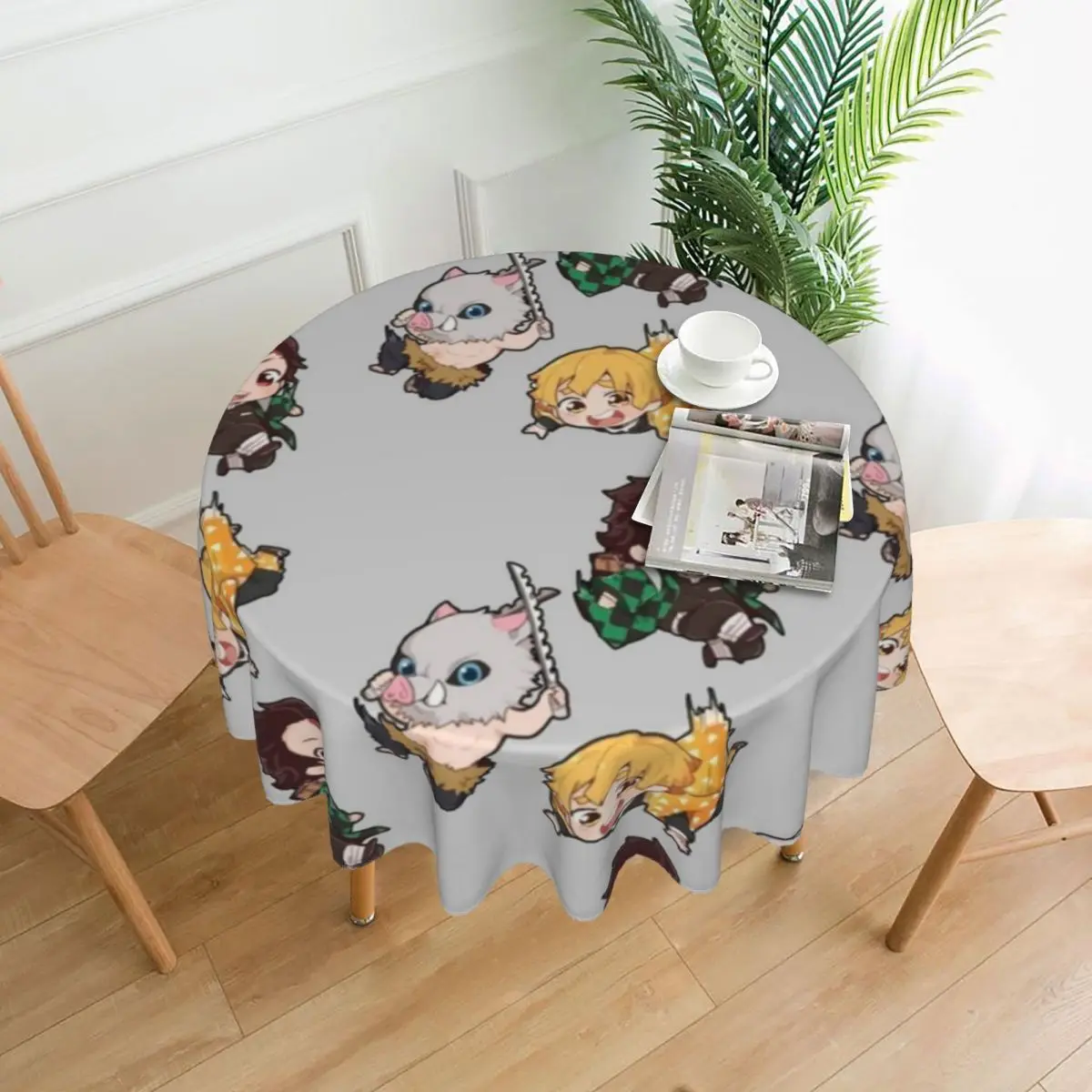 

Giyuu скатерть Защитная летняя скатерть Kawaii печать полиэстер дешевая скатерть