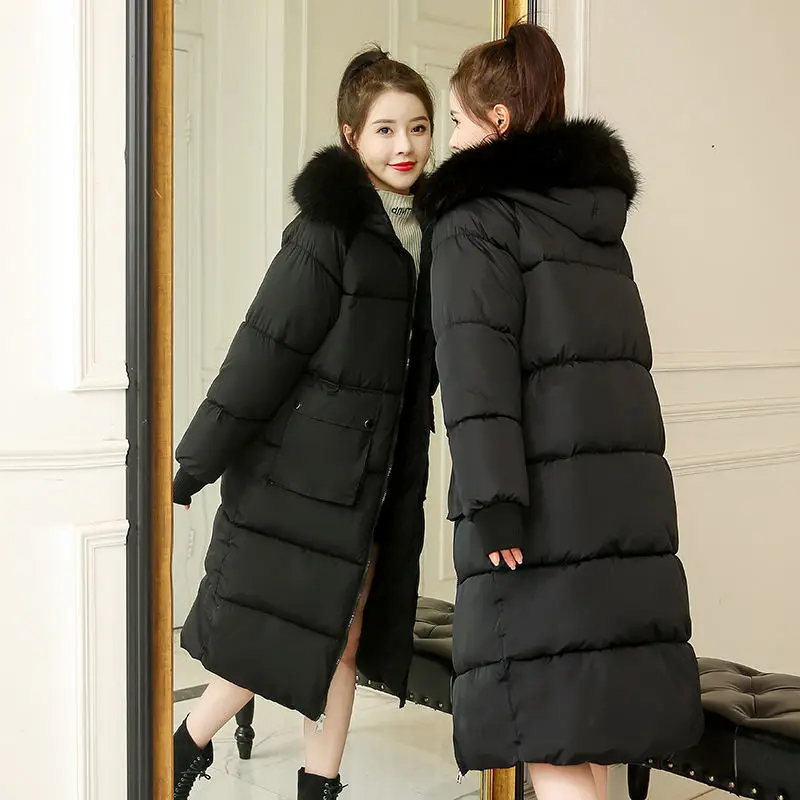 

Cotton-padded jacket women 2021 new mid-length down padded jacket short coat thicken women's bread clothes western style small p